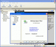 Alchemy Spam Filter for Outlook Express screenshot